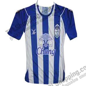 เสื้อบอลไทย เสื้อฟุตบอลไทย เสื้อศรีราชา เอฟซี เหย้า ปี 2010
