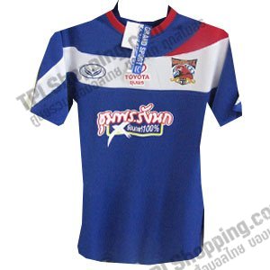 เสื้อบอลไทย เสื้อฟุตบอลไทย เสื้อชุมพร เอฟซี เหย้า ปี 2010