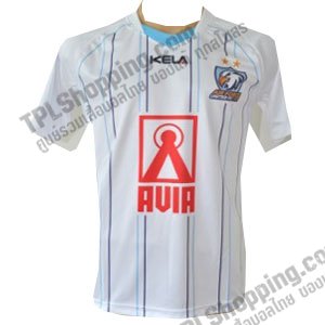 เสื้อบอลไทย เสื้อฟุตบอลไทย เสื้อแอร์ฟอร์ซ ยูไนเต็ด ปี 2011 เยือน สีขาว