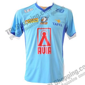 เสื้อบอลไทย เสื้อฟุตบอลไทย เสื้อแอร์ฟอร์ซ ยูไนเต็ด ปี 2012-2013 ทีมเยือน สีฟ้า