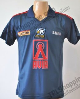 เสื้อบอลไทย เสื้อฟุตบอลไทย เสื้อโปโลแอร์ฟอร์ซ ยูไนเต็ด ปี 2012-2013 Limited สีกรมท่า