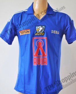 เสื้อบอลไทย เสื้อฟุตบอลไทย เสื้อโปโลแอร์ฟอร์ซ ยูไนเต็ด ปี 2012-2013 Limited สีน้ำเงิน