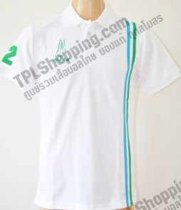 เสื้อบอลไทย เสื้อฟุตบอลไทย เสื้อโปโลบางกอกกล๊าส เอฟซี ปี 2012-2013 สีขาว