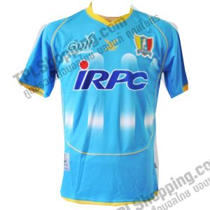 เสื้อบอลไทย เสื้อฟุตบอลไทย เสื้อระยอง เอฟซี ปี 2012-2013 ทีมเหย้า สีฟ้า