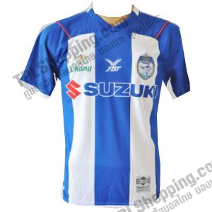 เสื้อบอลไทย เสื้อฟุตบอลไทย เสื้อศรีราชา เอฟซี ทีมเหย้า ปี 2012-2013