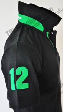 เสื้อบอลไทย เสื้อฟุตบอลไทย เสื้อโปโลบางกอกกล๊าส เอฟซี ปี 2012-2013 สีดำ รุ่น Limited