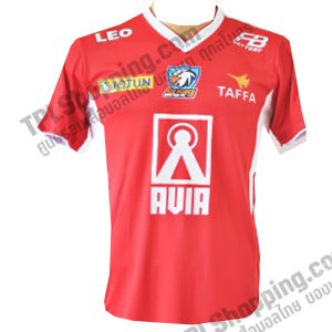เสื้อบอลไทย เสื้อฟุตบอลไทย เสื้อแอร์ฟอร์ซ ยูไนเต็ด ปี 2012-2013 ทีมเยือน สีแดง Limited