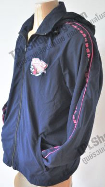 เสื้อบอลไทย เสื้อฟุตบอลไทย เสื้อแจ็คเก็็ตบีบีซียู ปี 2012-2013 สีกรมท่า