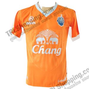 เสื้อบอลไทย เสื้อฟุตบอลไทย เสื้อบุรีรัมย์ยูไนเต็ด 2012-2013 ทีมเยือน ติดดาวแชมป์จากสโมสร