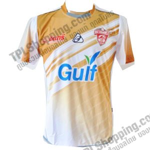 เสื้อบอลไทย เสื้อฟุตบอลไทย เสื้อสระบุรี เอฟซี ปี 2012-2013 ทีมเยือน สีขาว