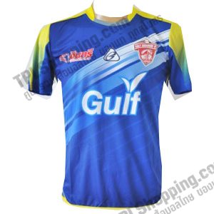 เสื้อบอลไทย เสื้อฟุตบอลไทย เสื้อสระบุรี เอฟซี ปี 2012-2013 ทีมเยือน สีน้ำเงิน