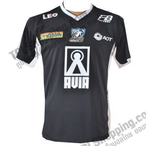 เสื้อบอลไทย เสื้อฟุตบอลไทย เสื้อผู้รักษประตูแอร์ฟอร์ซ ยูไนเต็ด ปี 2012-2013 สีดำ Limited