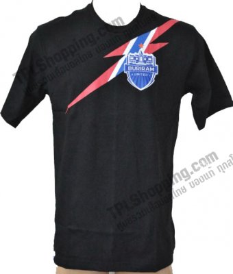 เสื้อบอลไทย เสื้อฟุตบอลไทย เสื้อยืดเชียร์บุรีรัมย์ ยูไนเต็ด ปีฤดูกาล 2013-2014 สีดำ