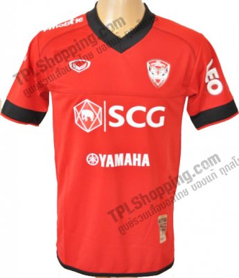 เสื้อบอลไทย เสื้อฟุตบอลไทย เสื้อเอสซีจี เมืองทอง ยูไนเต็ด SCG Muangthong ปี 2013-2014 ทีมเหย้า