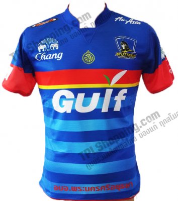 เสื้อบอลไทย เสื้อฟุตบอลไทย เสื้ออยุธยา เอฟซี ปี 2014-2015 ทีมเหย้า