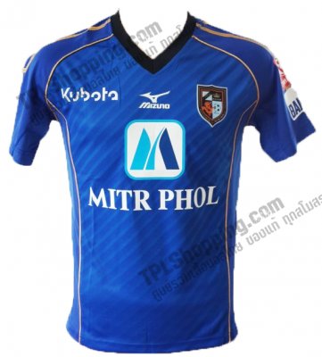 เสื้อบอลไทย เสื้อฟุตบอลไทย เสื้อราชบุรี มิตรผล เอฟซี ปี 2014-2015 ทีมเยือน สีน้ำเงิน