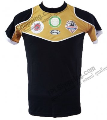 เสื้อบอลไทย เสื้อฟุตบอลไทย เสื้อสิงห์บุรี เอฟซี ปี 2014-2015 ทีมเยือน สีดำ