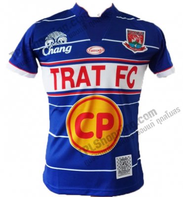 เสื้อบอลไทย เสื้อฟุตบอลไทย เสื้อตราด เอฟซี ปี 2014-2015 ทีมเยือน สีน้ำเงิน