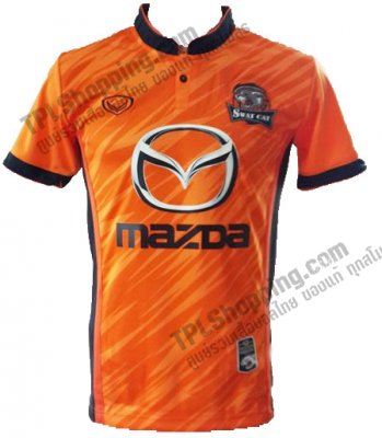 เสื้อบอลไทย เสื้อฟุตบอลไทย เสื้อนครราชสีมา เอฟซี (โคราช เอฟซี) ปี 2015-2016 ทีมเหย้า สีส้ม