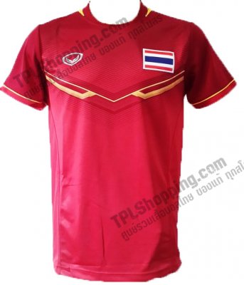 เสื้อบอลไทย เสื้อฟุตบอลไทย เสื้อแข่งซีเกมส์ครั้งที่ 28 ปี 2015 ที่สิงคโปร์ สีแดง