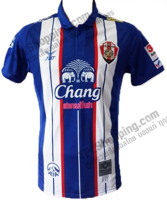 เสื้อบอลไทย เสื้อฟุตบอลไทย เสื้ออัสสัมชัญ ยูไนเต็ด ปี 2015-2016 สีน้ำเงินขาว