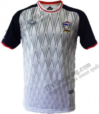 เสื้อบอลไทย เสื้อฟุตบอลไทย เสื้อประตูทีมชาติไทย 2016 สีขาว