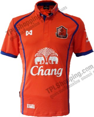 เสื้อบอลไทย เสื้อฟุตบอลไทย เสื้อสโมสรอุดร เอฟซี 2016 ทีมเหย้า สีส้ม