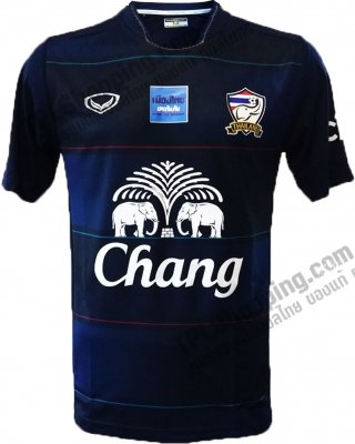เสื้อบอลไทย เสื้อฟุตบอลไทย เสื้อซ้อมทีมชาติไทย 2016 สีกรมท่า ล่าสุด