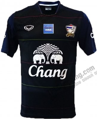 เสื้อบอลไทย เสื้อฟุตบอลไทย เสื้อซ้อมทีมชาติไทย 2016 สีดำ ล่าสุด