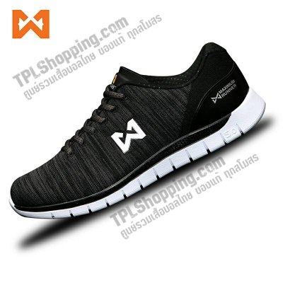 เสื้อบอลไทย เสื้อฟุตบอลไทย รองเท้า WARRIX MAXIMUM RUNNER 5.0 | WF-1304 สีดำ