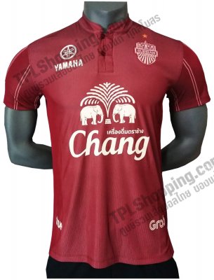 เสื้อบอลไทย เสื้อฟุตบอลไทย เสื้อบุรีรัมย์ ยูไนเต็ด Buriram United 2019 ทีมเยือน สีแดงเลือดหมู 6 ดาว