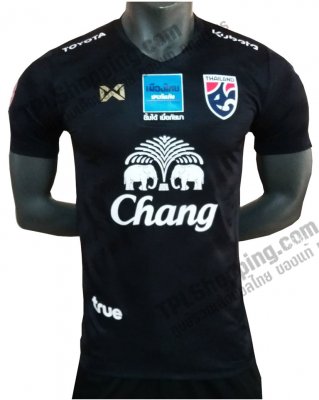 เสื้อบอลไทย เสื้อฟุตบอลไทย เสื้อซ้อมทีมชาติไทย 2020 W20-01 ใหม่ล่าสุด สีดำ
