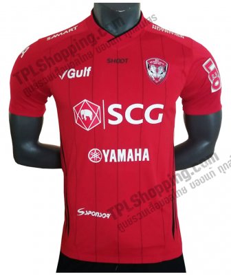เสื้อบอลไทย เสื้อฟุตบอลไทย เสื้อแข่งเอสซีจี เมืองทอง ยูไนเต็ด SCG Muangthong ปี 2020 ทีมเหย้า สีแดง