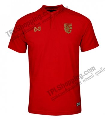 เสื้อบอลไทย เสื้อฟุตบอลไทย เสื้อแข่งทีมชาติ 2020 เกรดนะกเตะ (BoxSet) สีแดง