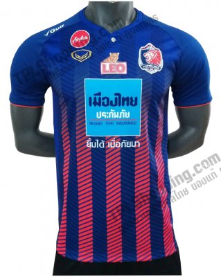 เสื้อบอลไทย เสื้อฟุตบอลไทย เสื้อการท่าเรือ เอฟซี ทีมเหย้า ปี 2020 สีส้ม สปอนเซอร์ครบ