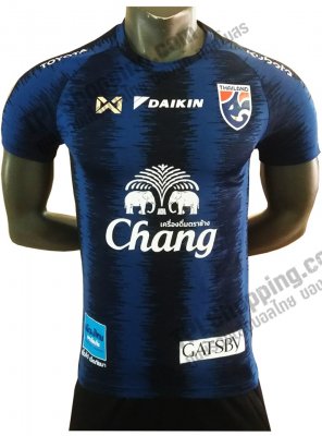 เสื้อบอลไทย เสื้อฟุตบอลไทย เสื้อซ้อมทีมชาติไทย 2021-02 ล่าสุด สีกรมท่า