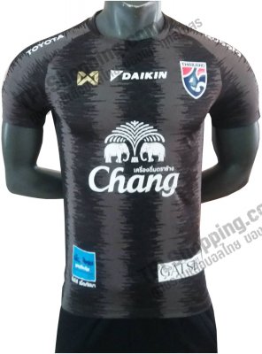 เสื้อบอลไทย เสื้อฟุตบอลไทย เสื้อซ้อมทีมชาติไทย 2021-02 ล่าสุด สีเทา