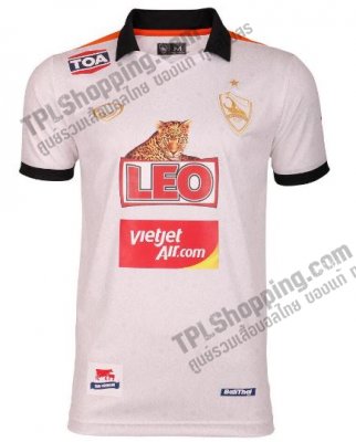 เสื้อบอลไทย เสื้อฟุตบอลไทย เสื้อแข่งทีมเชียงราย ยูไนเต็ด 2021 สีขาว