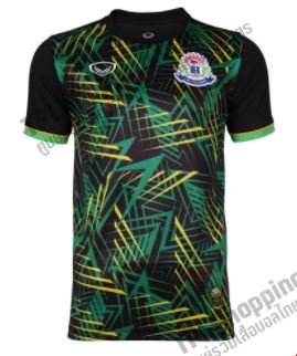 เสื้อบอลไทย เสื้อฟุตบอลไทย เสื้อซ้อมฟุตบอลจตุรมิตร ครั้งที่ 30 (สีดำ-เขียว)