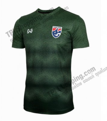 เสื้อบอลไทย เสื้อฟุตบอลไทย เสื้อซ้อมทีมชาติไทย 2021-2022  สีเขียว