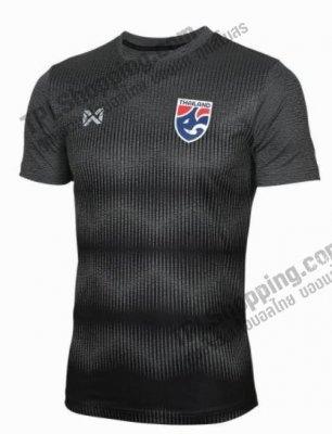 เสื้อบอลไทย เสื้อฟุตบอลไทย เสื้อซ้อมทีมชาติไทย 2021-2022  สีเทา 