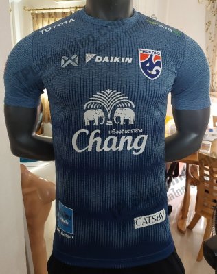 เสื้อบอลไทย เสื้อฟุตบอลไทย เสื้อซ้อมทีมชาติไทย 2022 สีฟ้าคราม 