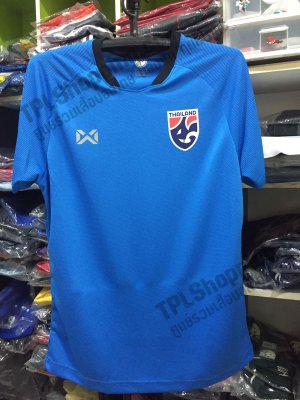 เสื้อบอลไทย เสื้อฟุตบอลไทย เสื้อซ้อมทีมชาติไทย 2022-04 ล่าสุด สีน้ำเงิน
