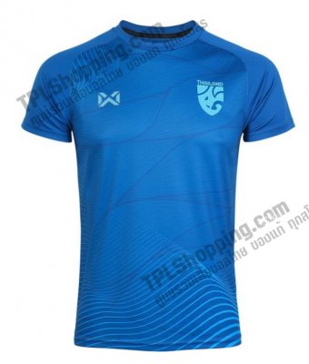 เสื้อบอลไทย เสื้อฟุตบอลไทย เสื้อเชียร์ทีมชาติไทย 2022-2023 สีน้ำเงิน (Thailand National Team Kit , Cheer Version)
