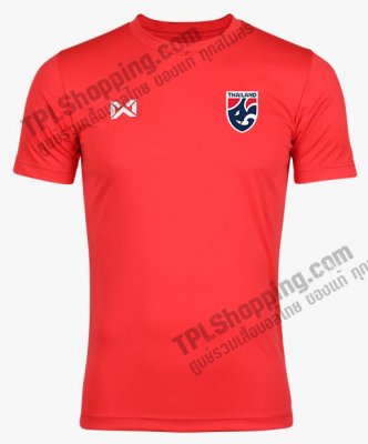 เสื้อบอลไทย เสื้อฟุตบอลไทย เสื้อเชียร์ทีมชาติไทย 2022  199-01 สีแดง