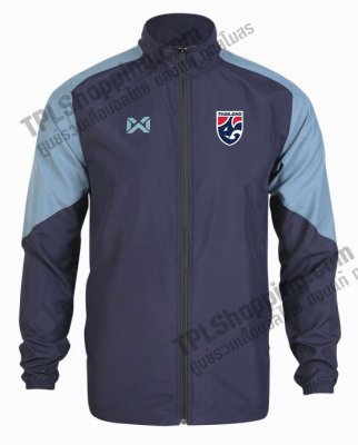 เสื้อบอลไทย เสื้อฟุตบอลไทย เสื้อแจ๊คเก็ตกันลมทีมชาติไทย 2022 สีน้ำเงิน