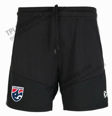 เสื้อบอลไทย เสื้อฟุตบอลไทย กางเกงฟุตบอลทีมชาติไทย 2022/2023 รุ่น Aero Training Shorts สีดำ 