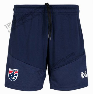 เสื้อบอลไทย เสื้อฟุตบอลไทย กางเกงฟุตบอลทีมชาติไทย 2022/2023 รุ่น Aero Training Shorts สีกรมท่า 
