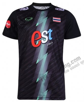 เสื้อบอลไทย เสื้อฟุตบอลไทย เสื้อซ้อมวอลเลย์บอล 2023 สีดำ 