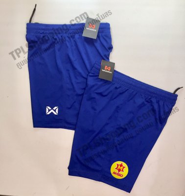 เสื้อบอลไทย เสื้อฟุตบอลไทย กางเกงทีมชาติไทย รุ่ม โลโก้ M150 สีน่ำเงิน 